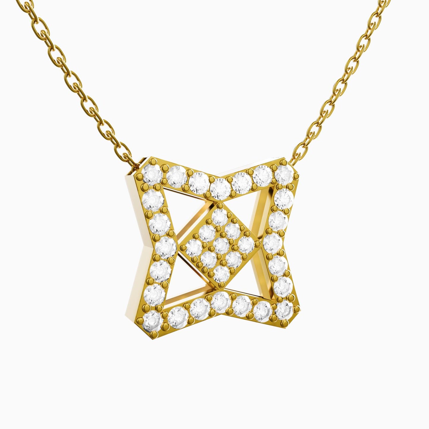 Vals Icon Pave Necklace