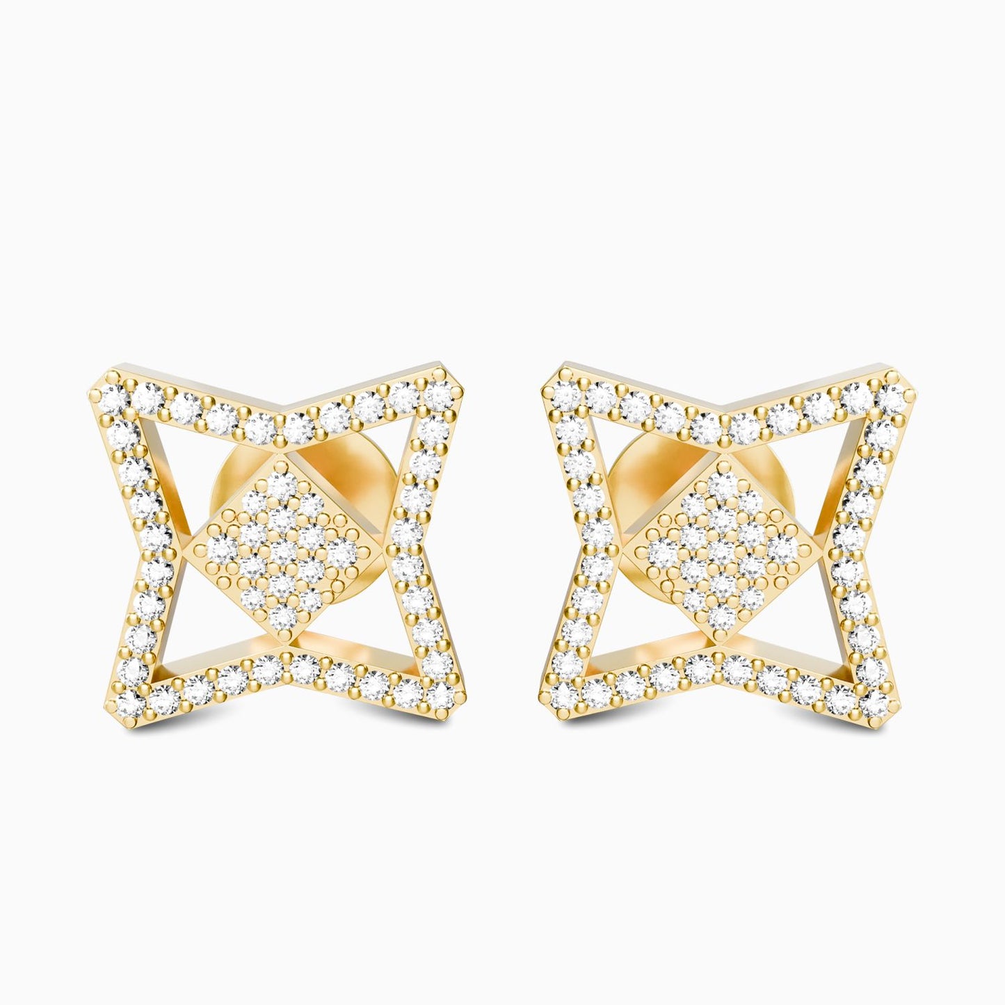 Vals Icon Pave Earrings