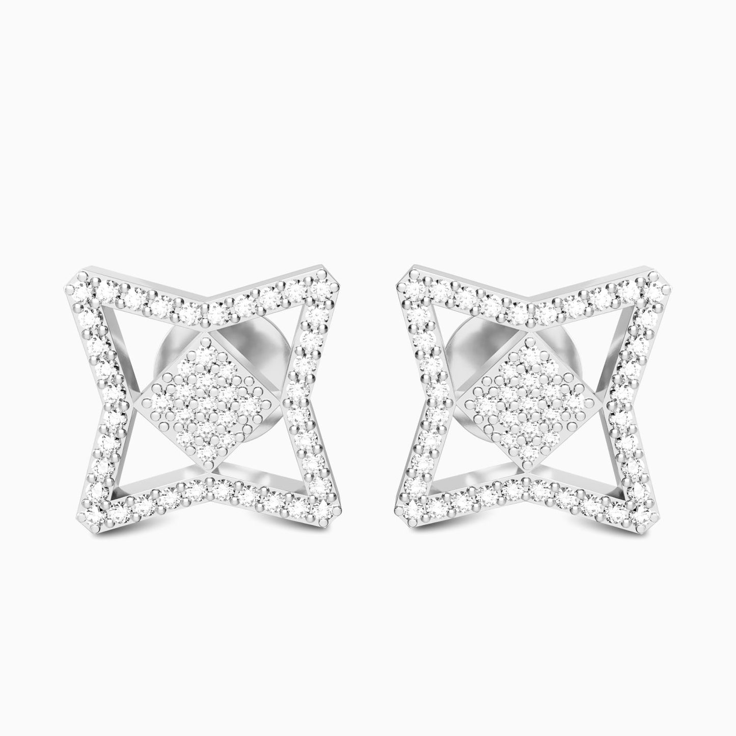 Vals Icon Pave Earrings