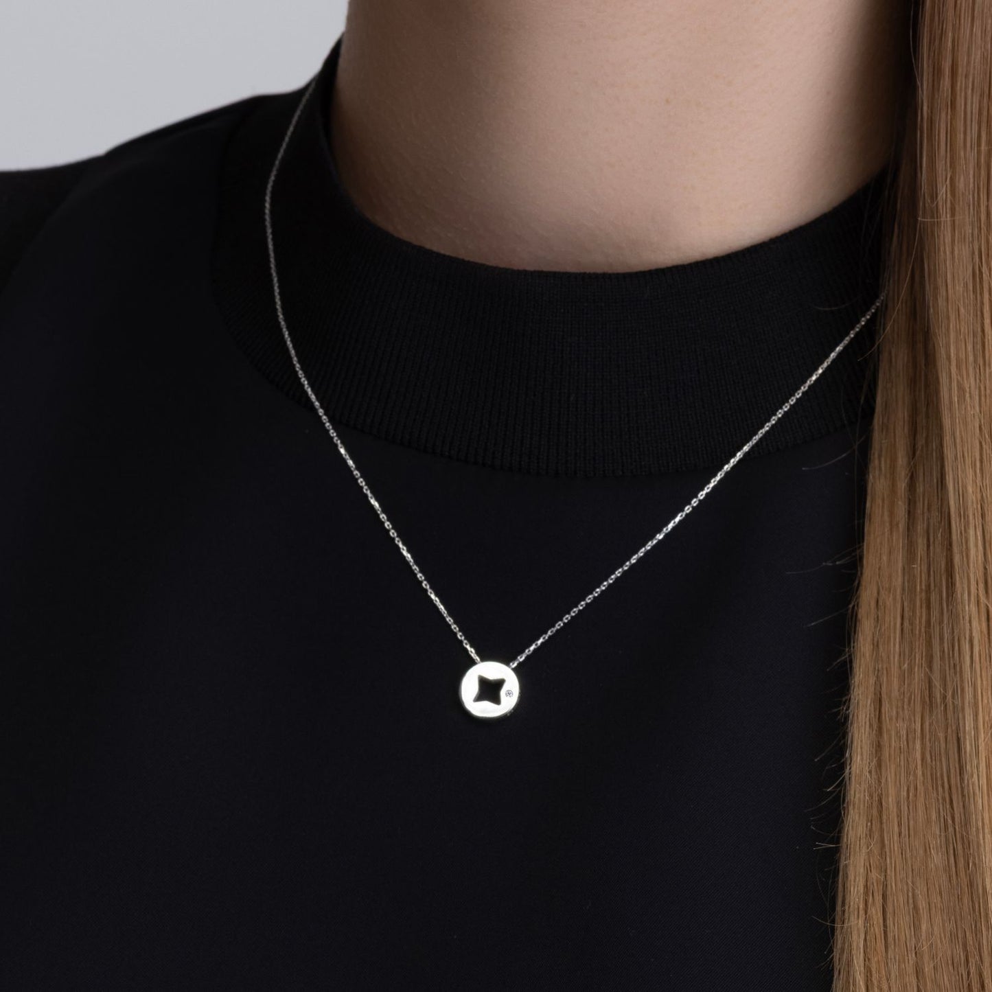 Vals 0.01ct Kolye