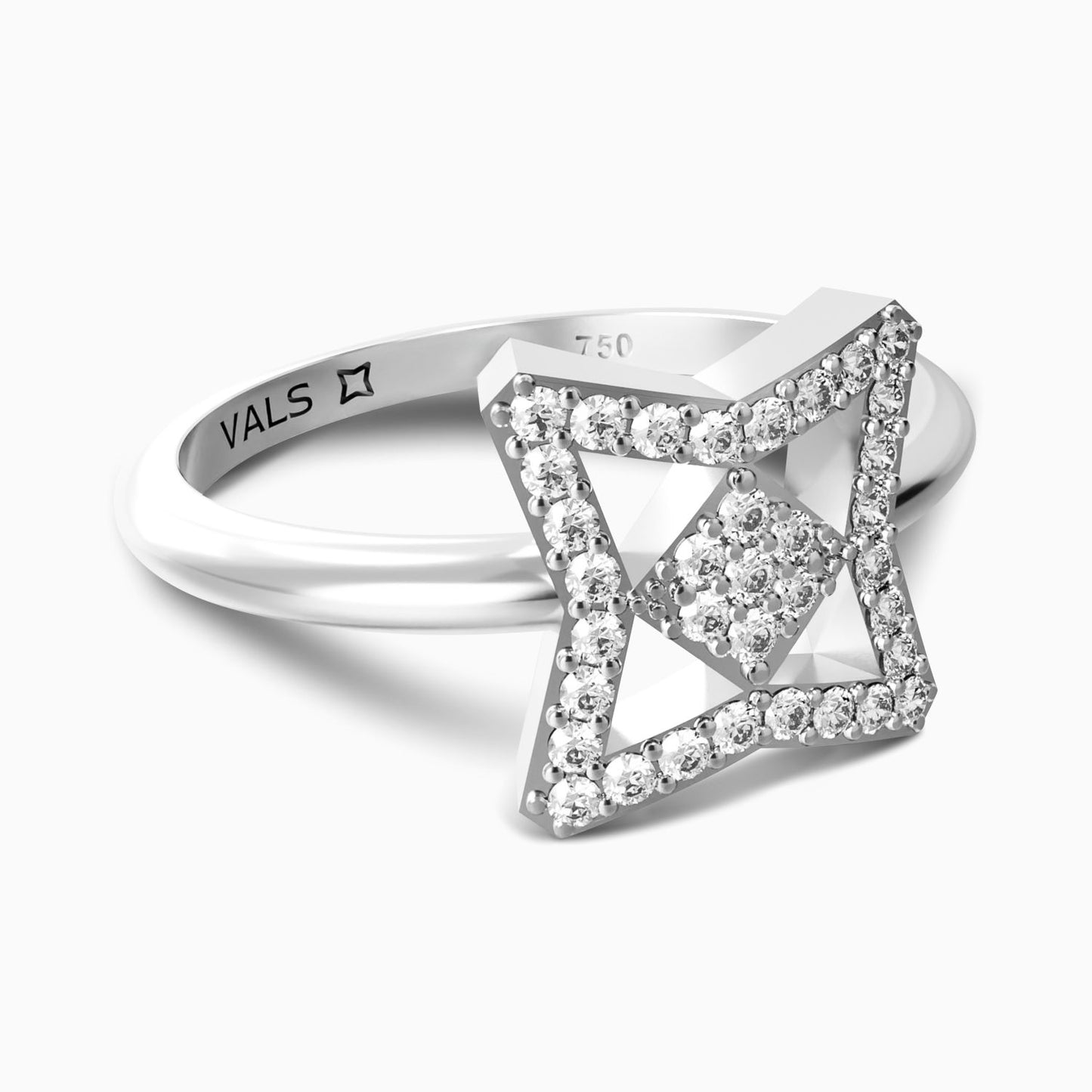 Vals Icon Pave Ring