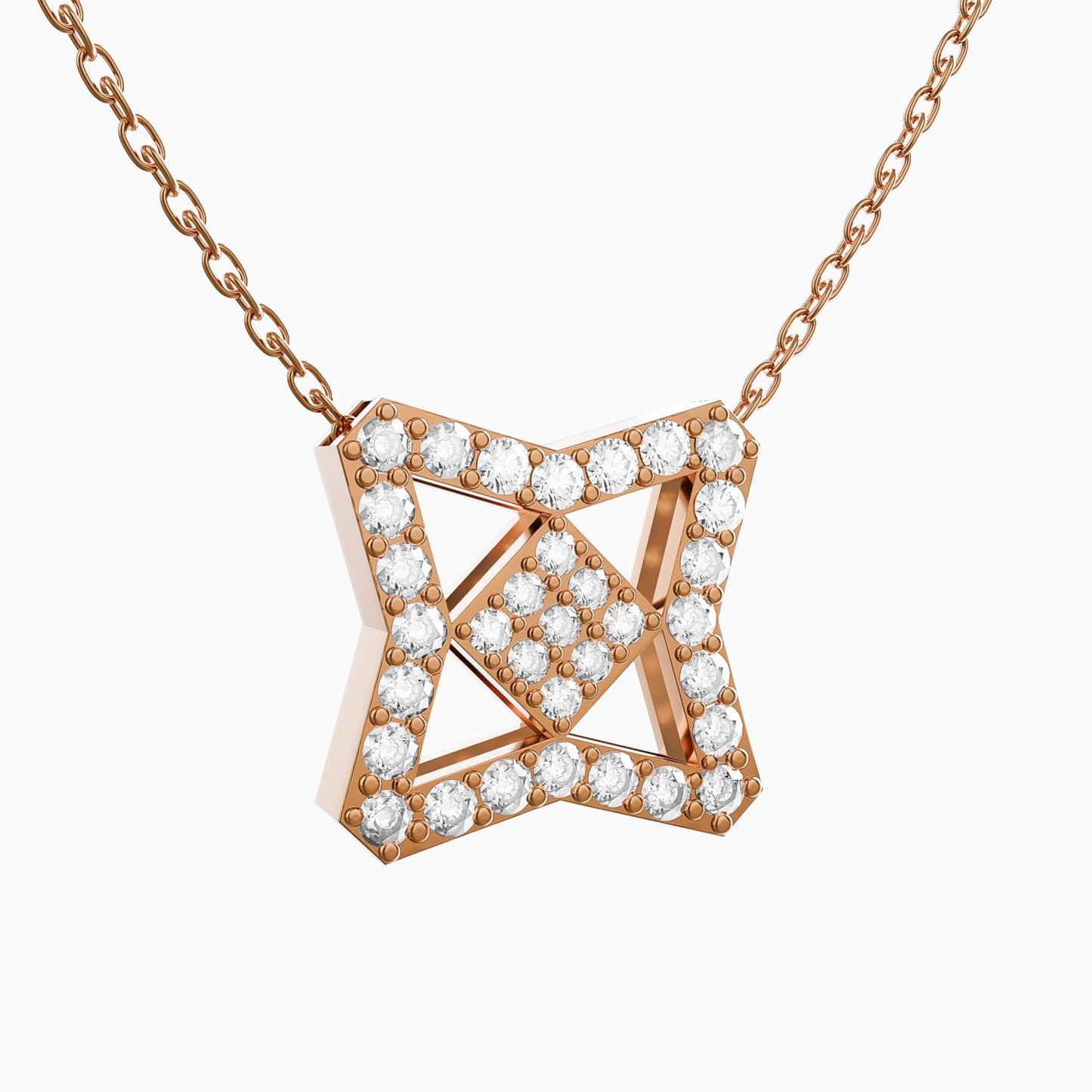 Vals Icon Pave Necklace
