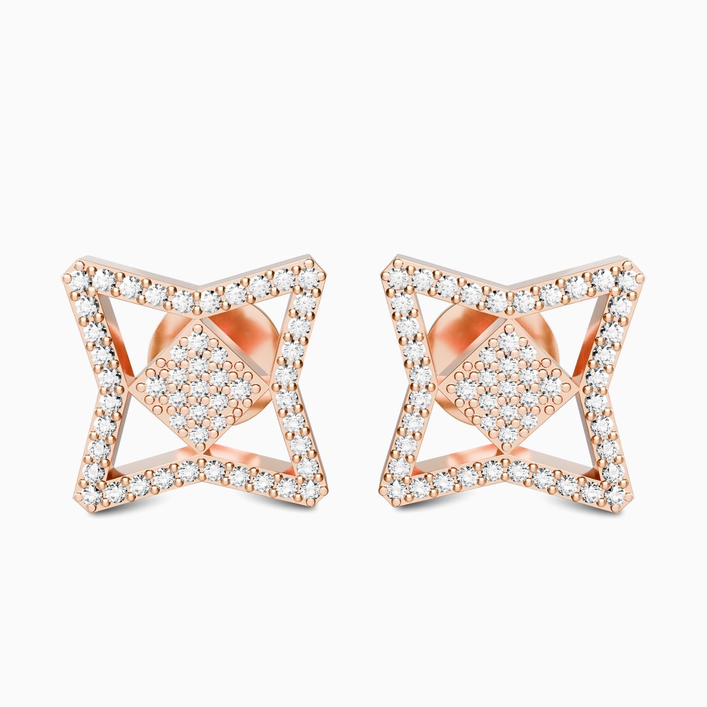 Vals Icon Pave Earrings
