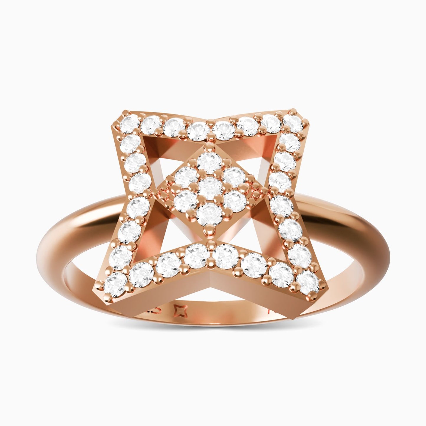 Vals Icon Pave Ring
