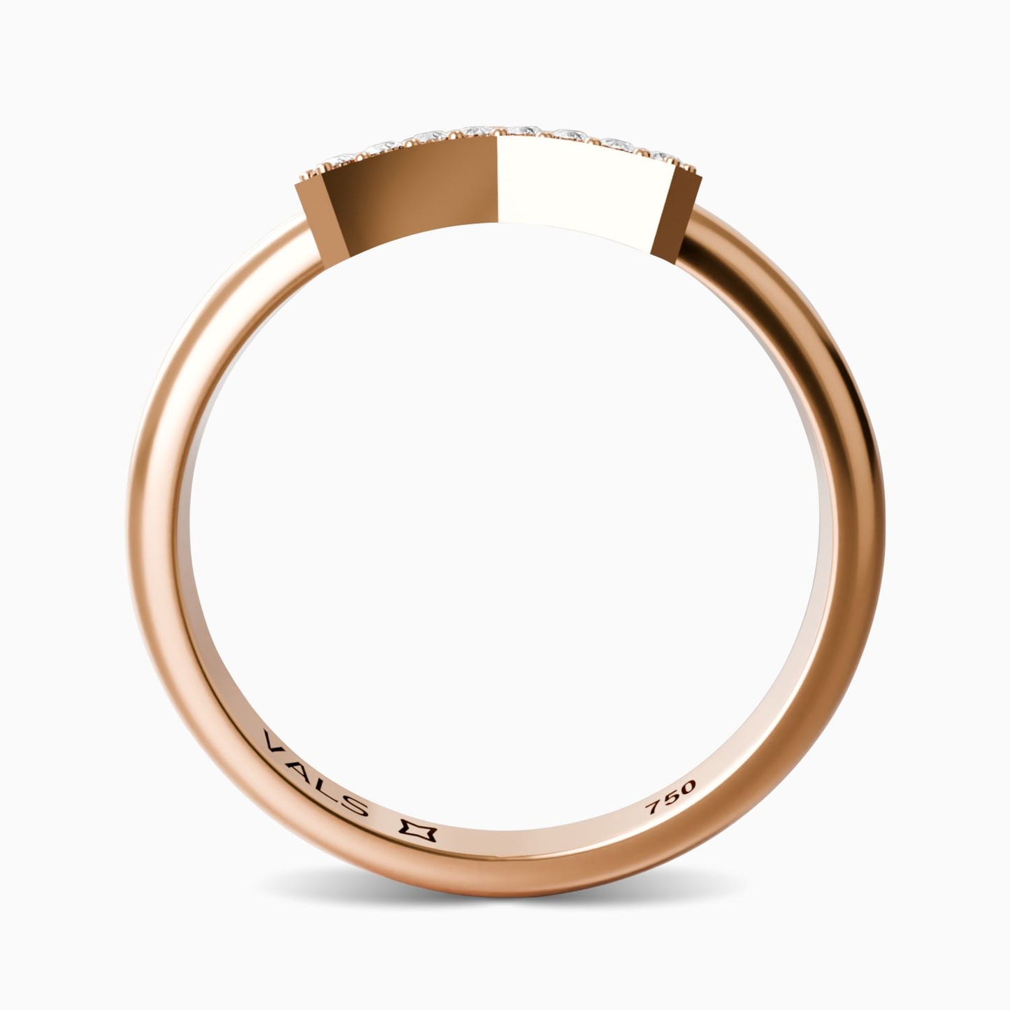 Vals Icon Pave Ring