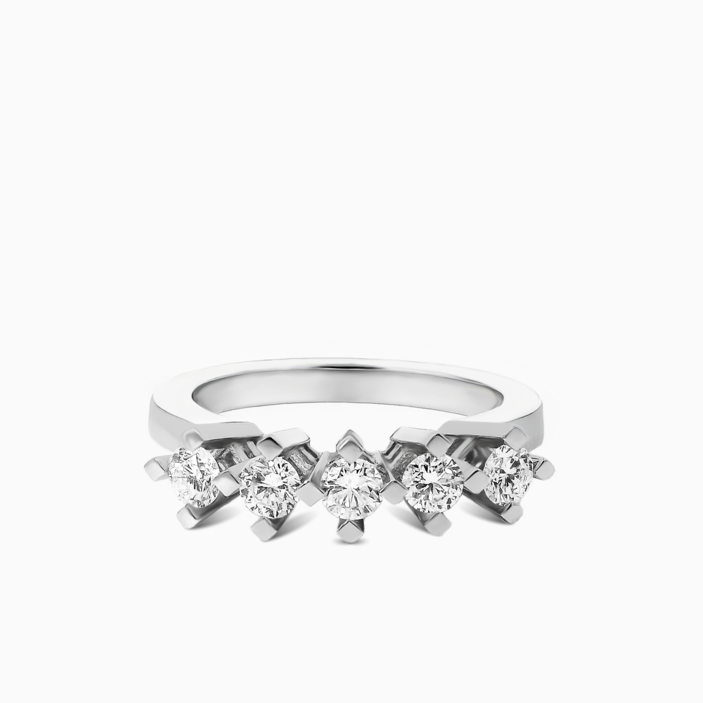 0.45ct Diamond 5-Stone Ring
