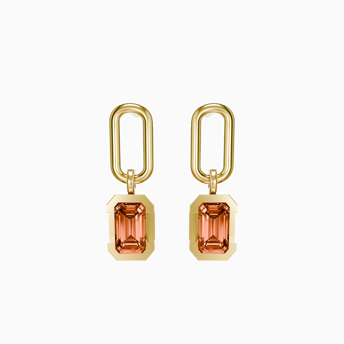 Orange Breeze Earrings