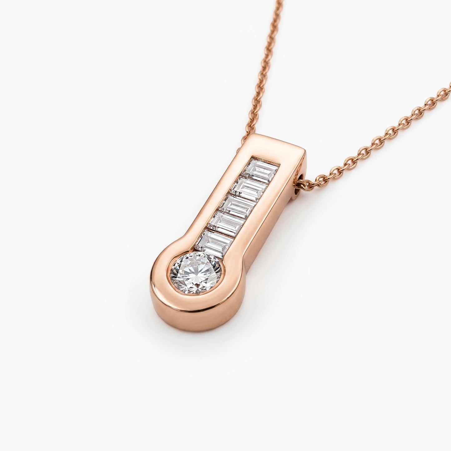 Stick Diamond Necklace