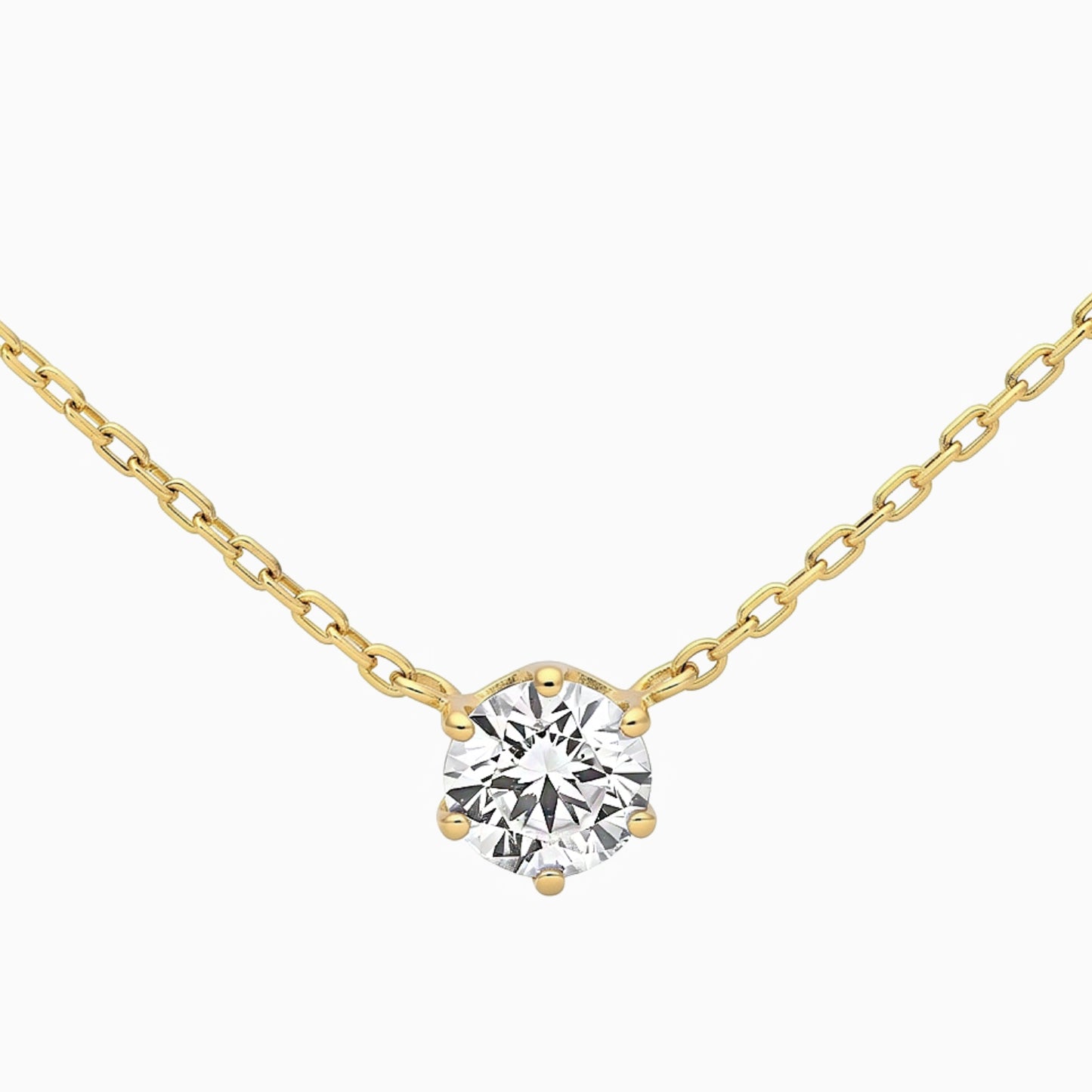 Diamond Solitaire Necklace
