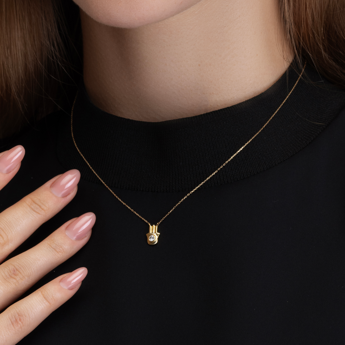 Hamsa Hand Necklace