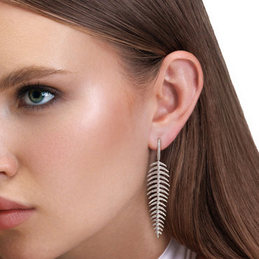 Aurora Cascade Pırlanta Küpe