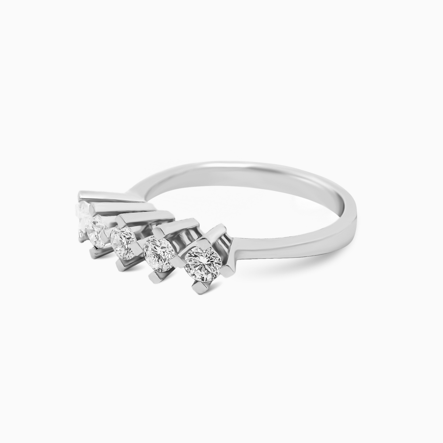 0.45ct Diamond 5-Stone Ring