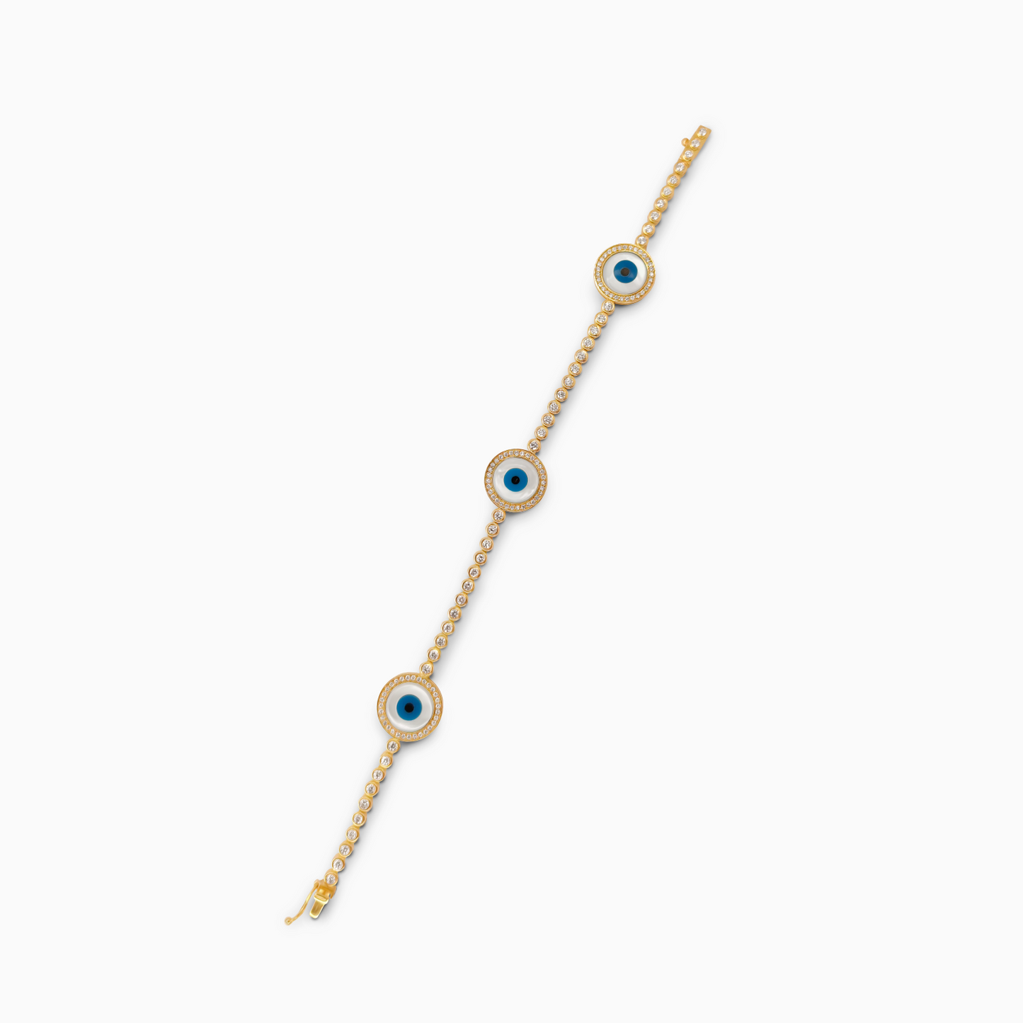 1.56ct Diamond Mother of Pearl Bracelet