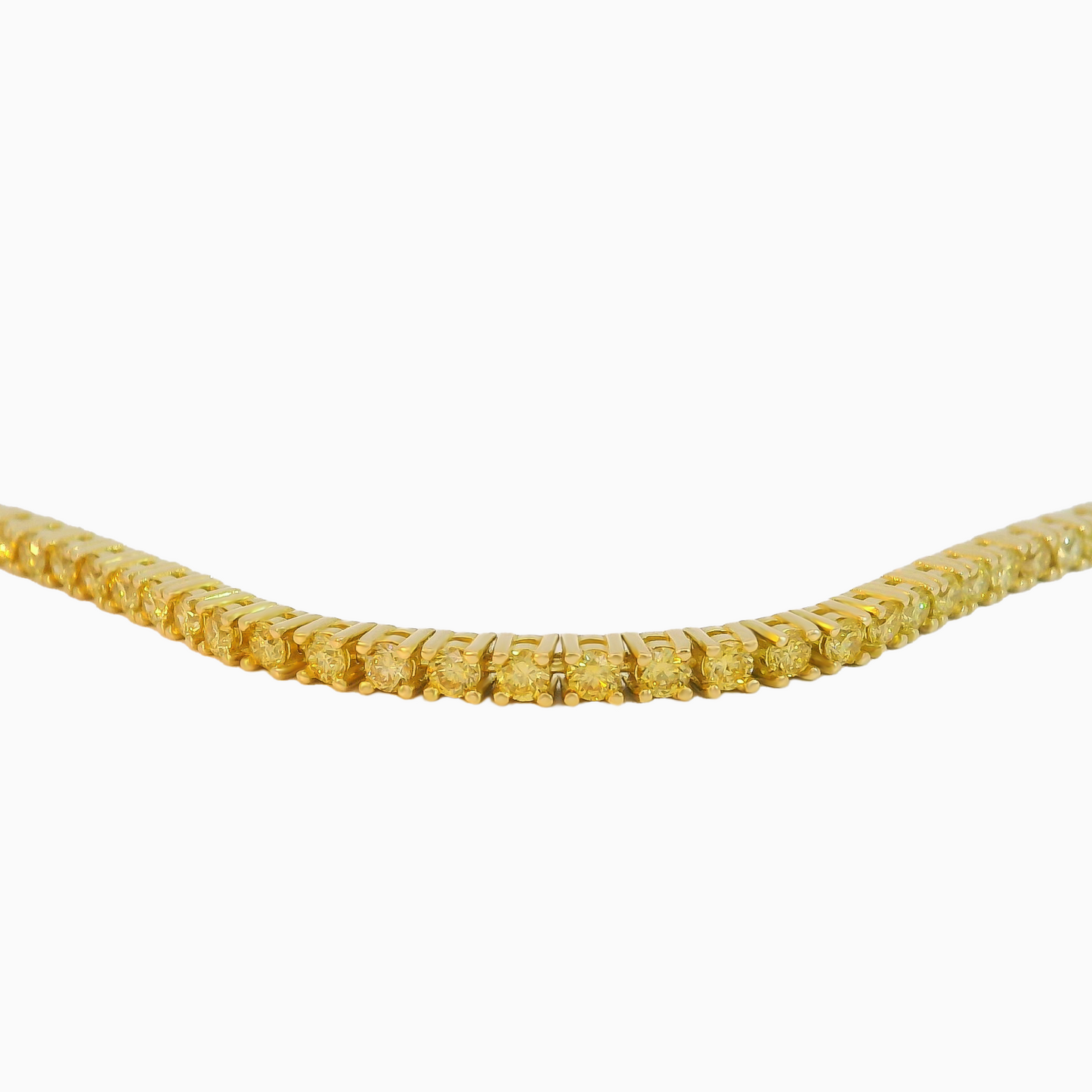 Fancy Intense Yellow Tennis Bracelet