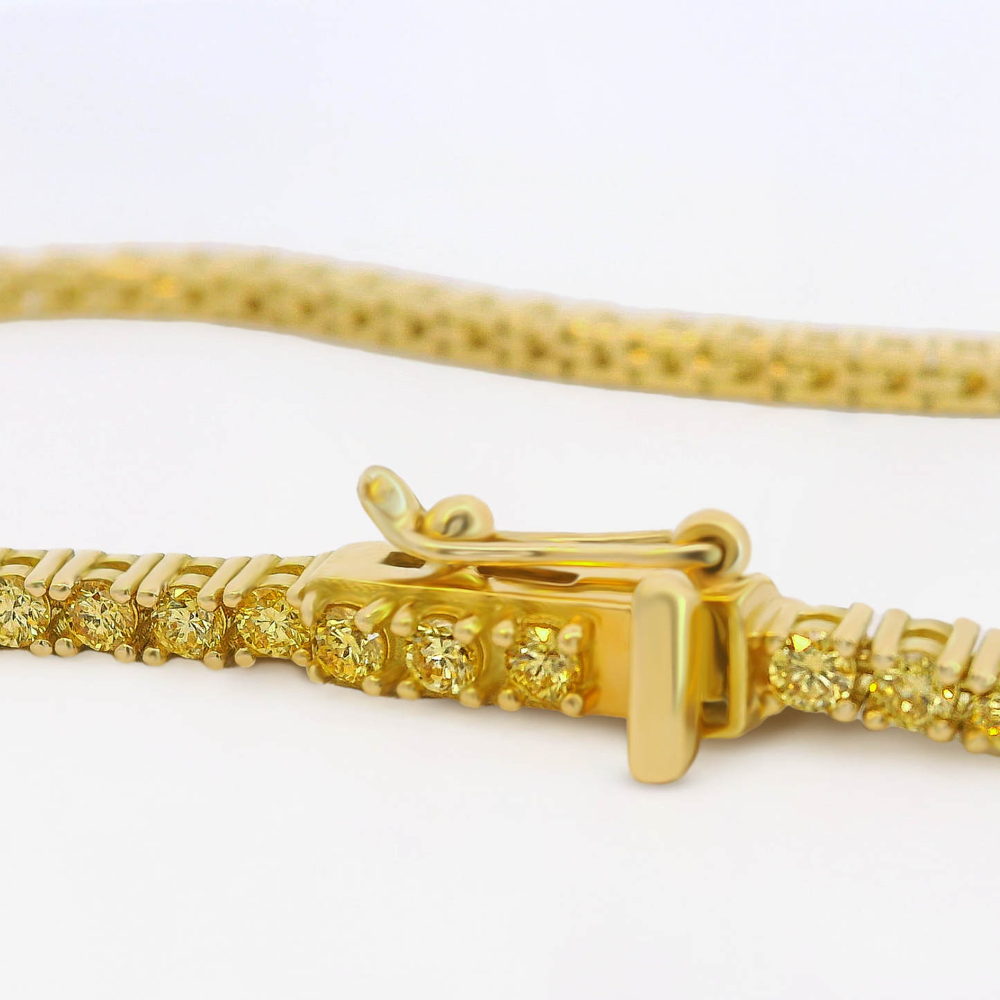 Fancy Intense Yellow Tennis Bracelet