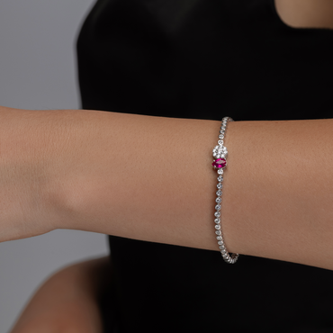 0.48 Karat Yakut Bileklik