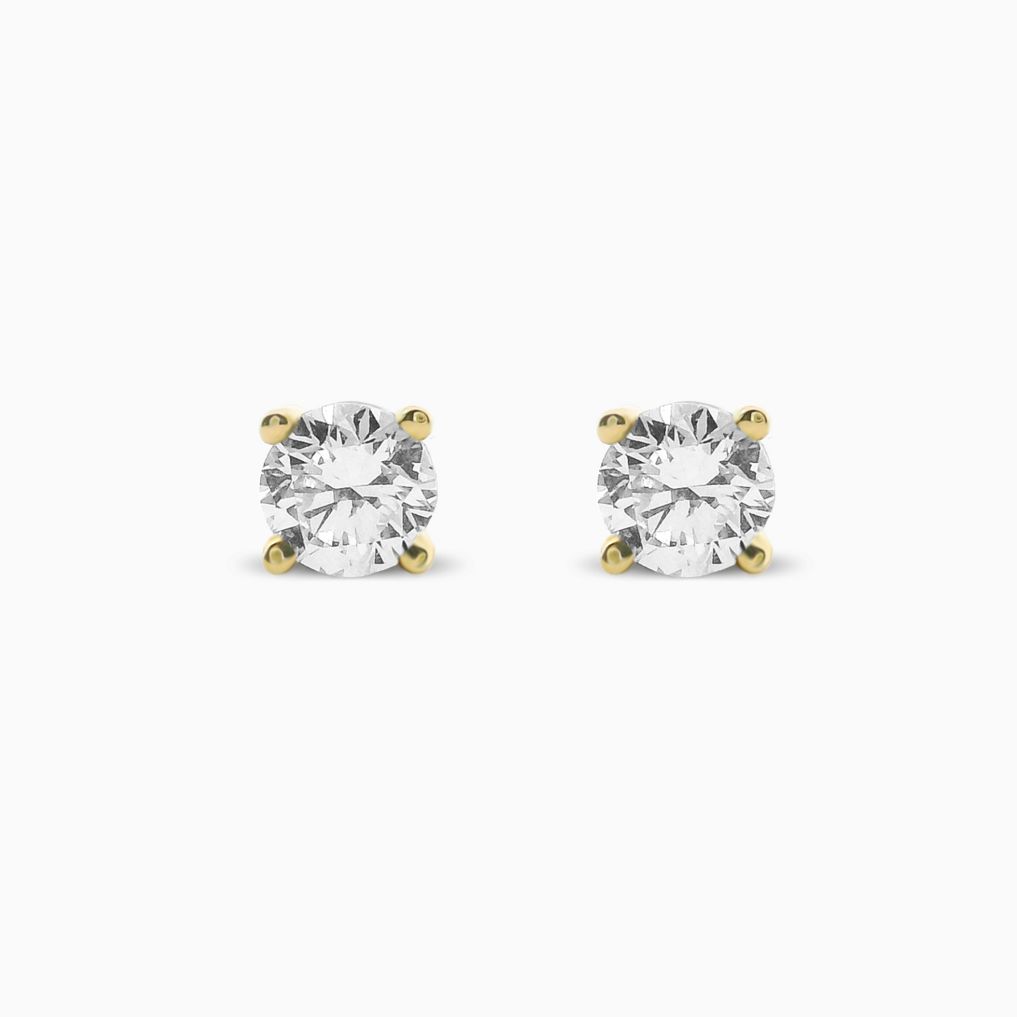 0.65ct Diamond Solitaire Earrings
