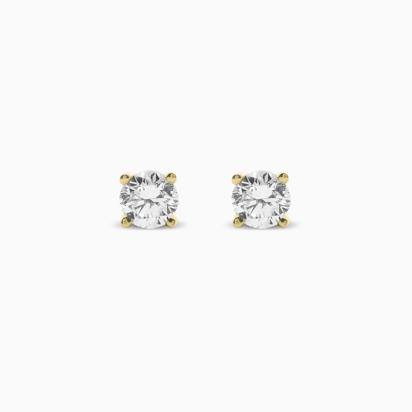 0.32ct Diamond Solitaire Earrings