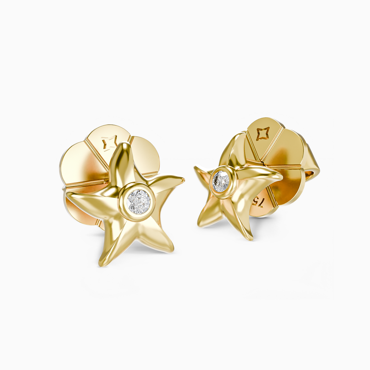 Shinning Starfish Earrings