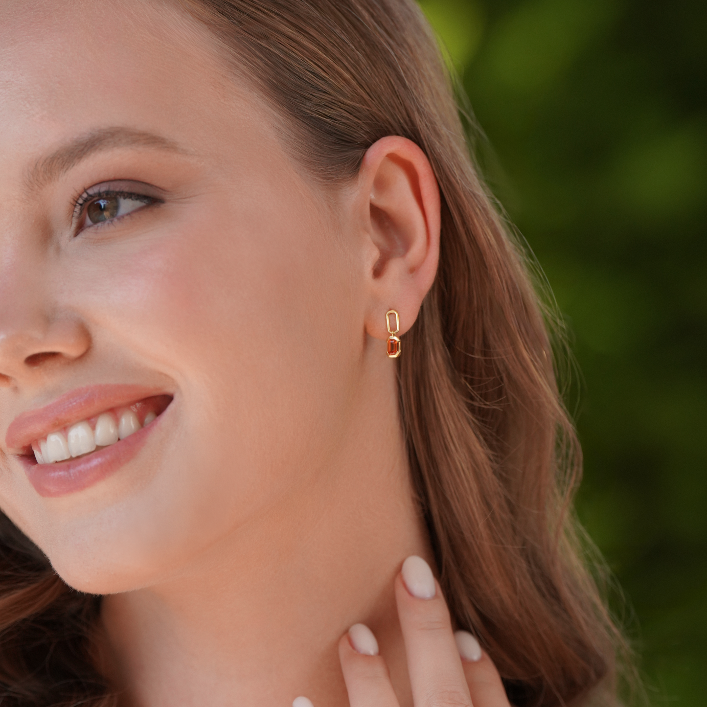 Orange Breeze Earrings