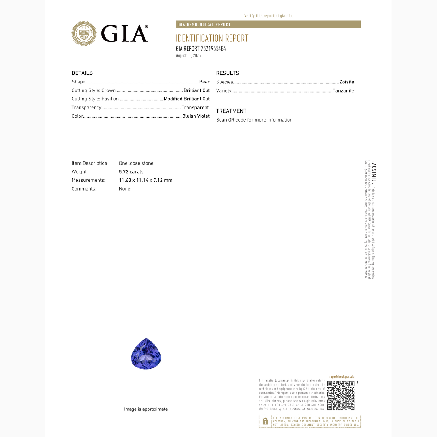 Pear Cut Tanzanite Earrings