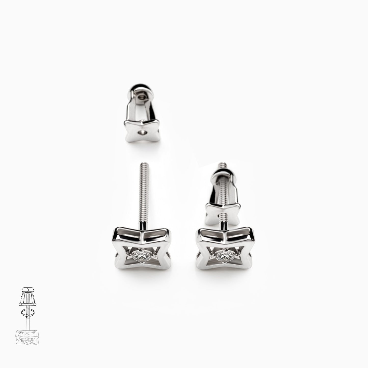 Mini Vals Küpe