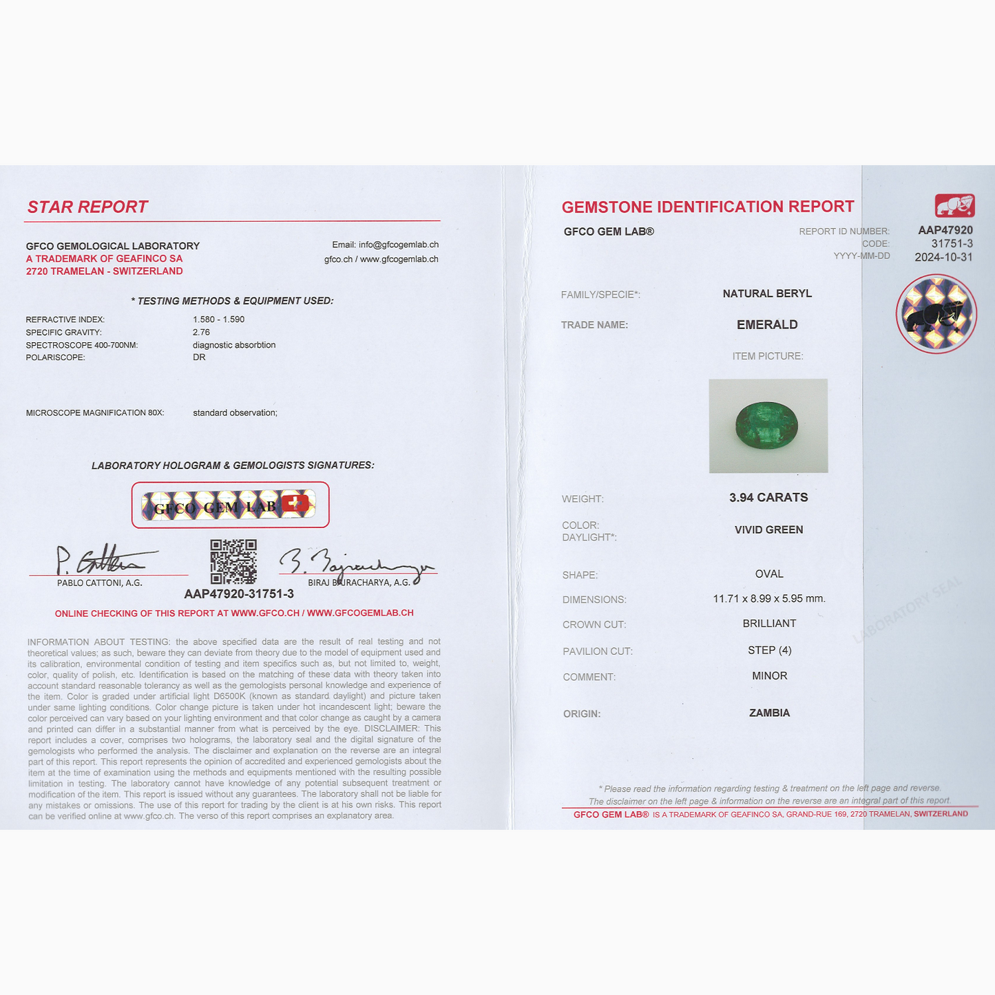 Oval Kesim Zümrüt Pırlanta Yüzük