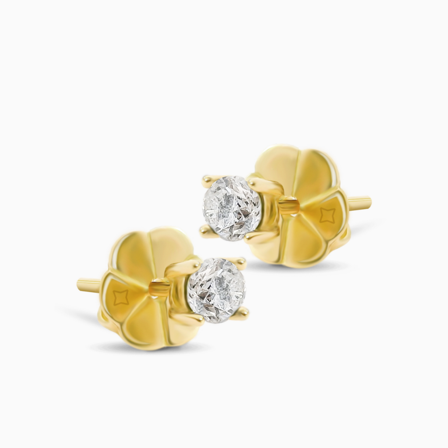 0.65ct Diamond Solitaire Earrings