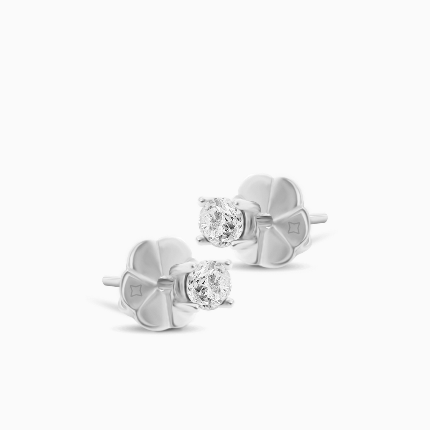 0.38ct Diamond Solitaire Earrings