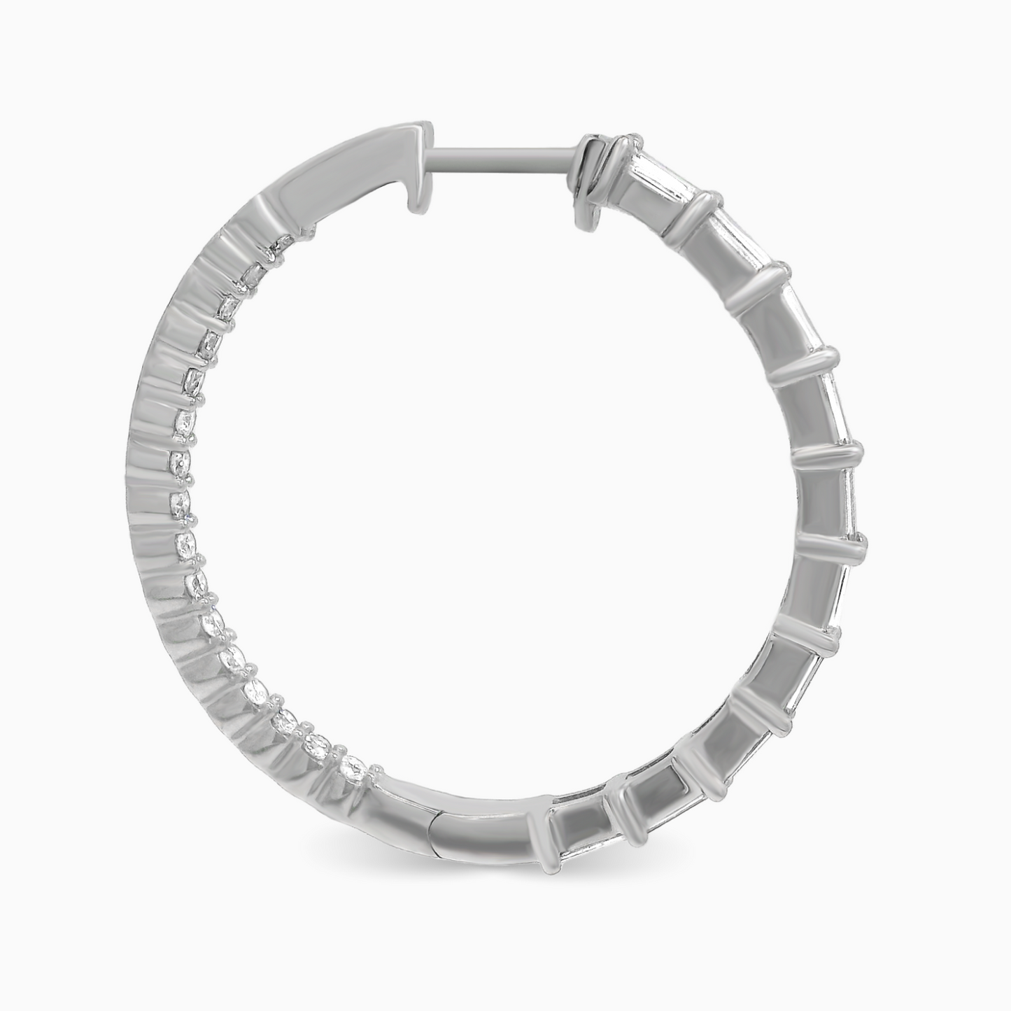 In & Out Hoop Earrings