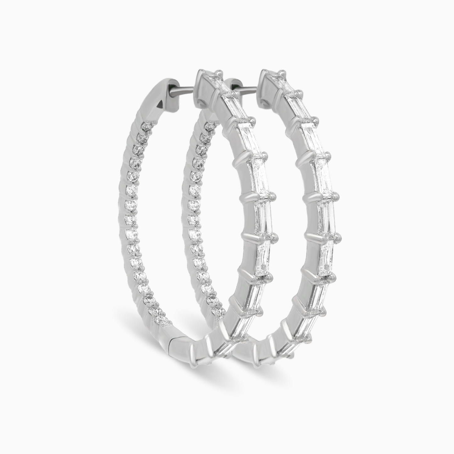 In & Out Hoop Earrings