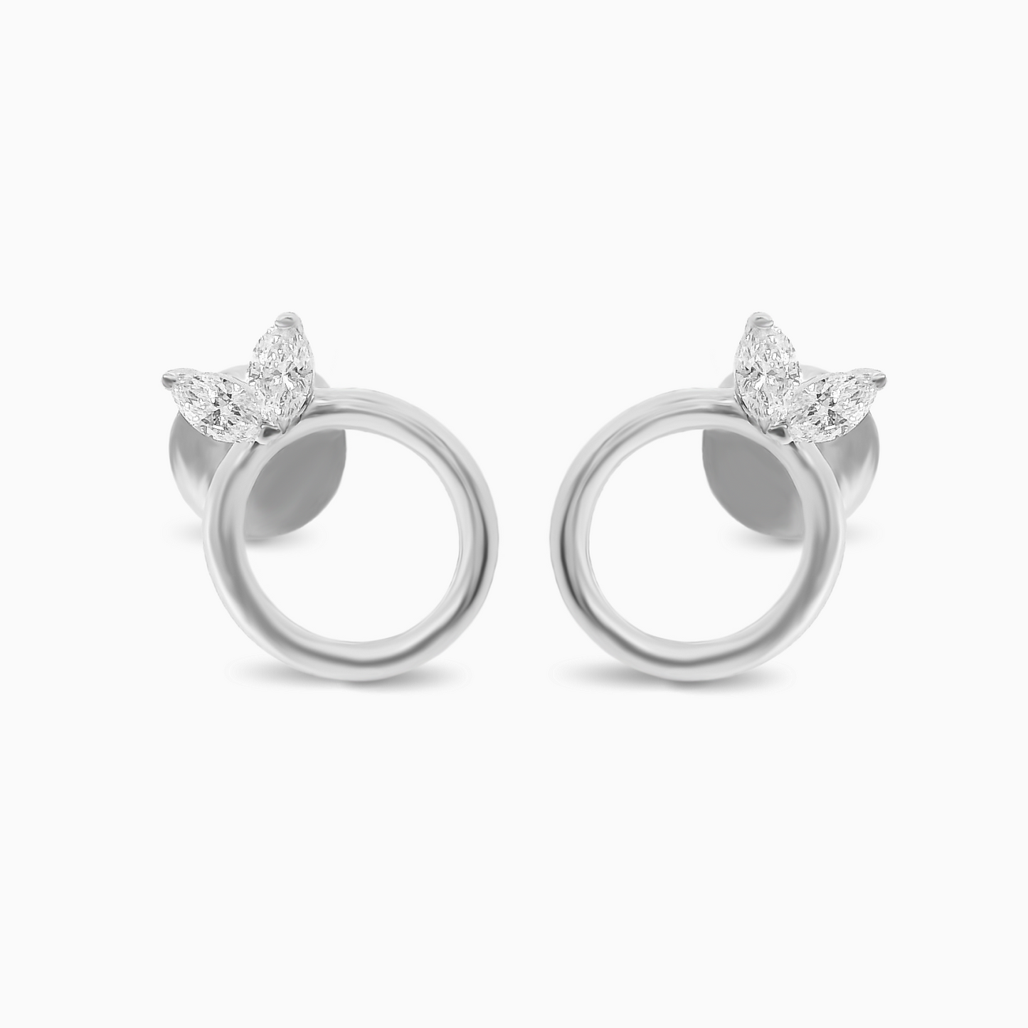 Marquise Cut Diamond Earrings