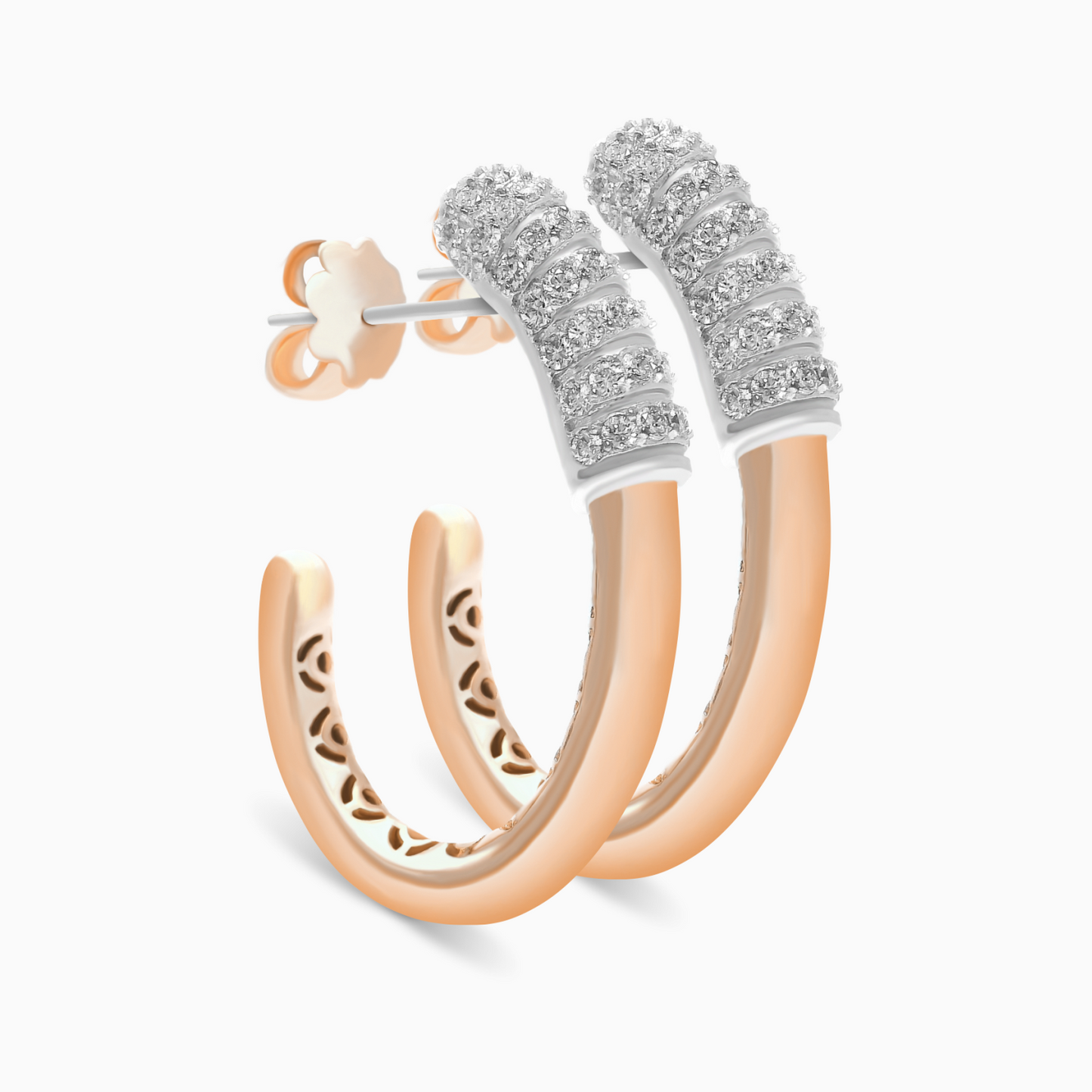 Rose Diamond Earrings