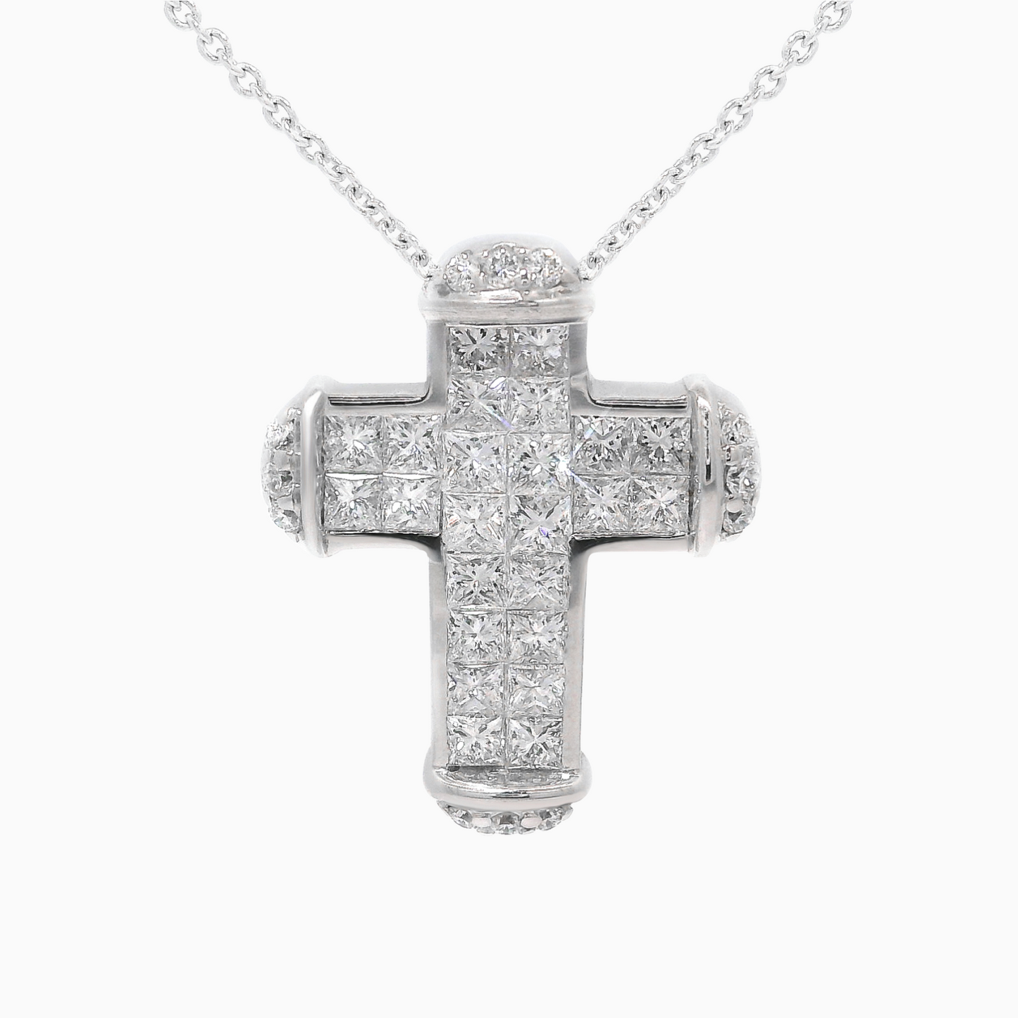 Cross With Princess Necklace