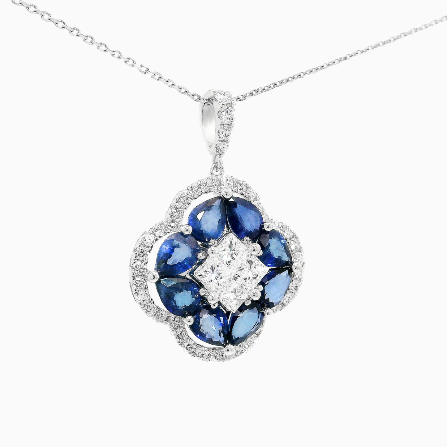 My Blue Flower Necklace