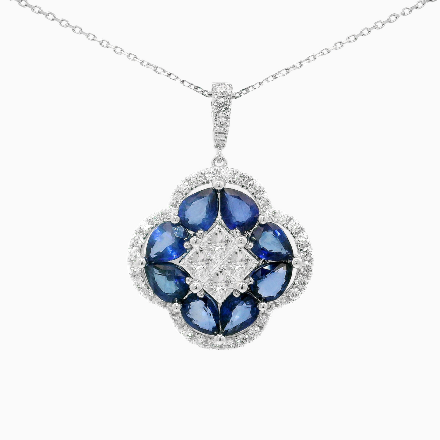 My Blue Flower Necklace