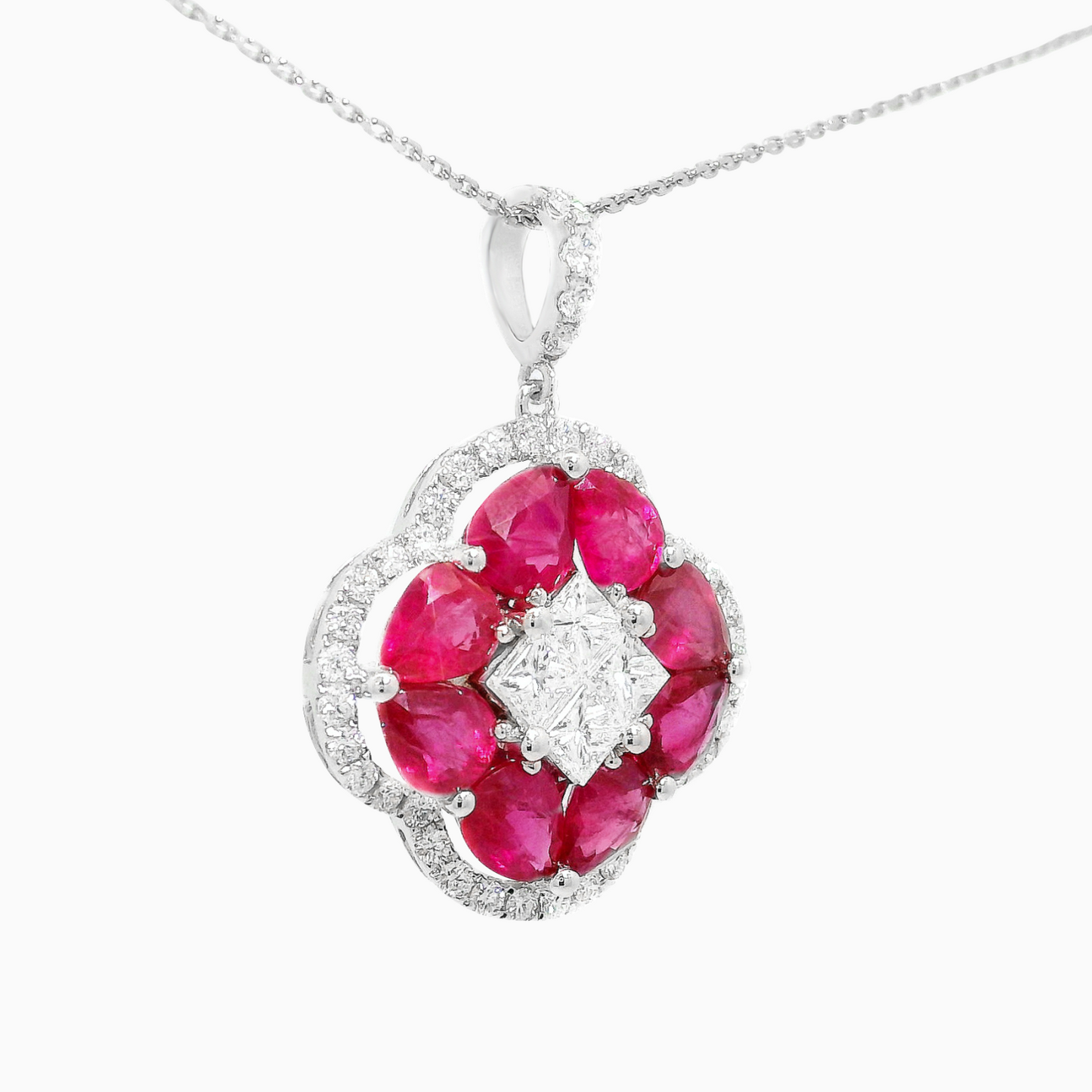 My Red Flower Necklace