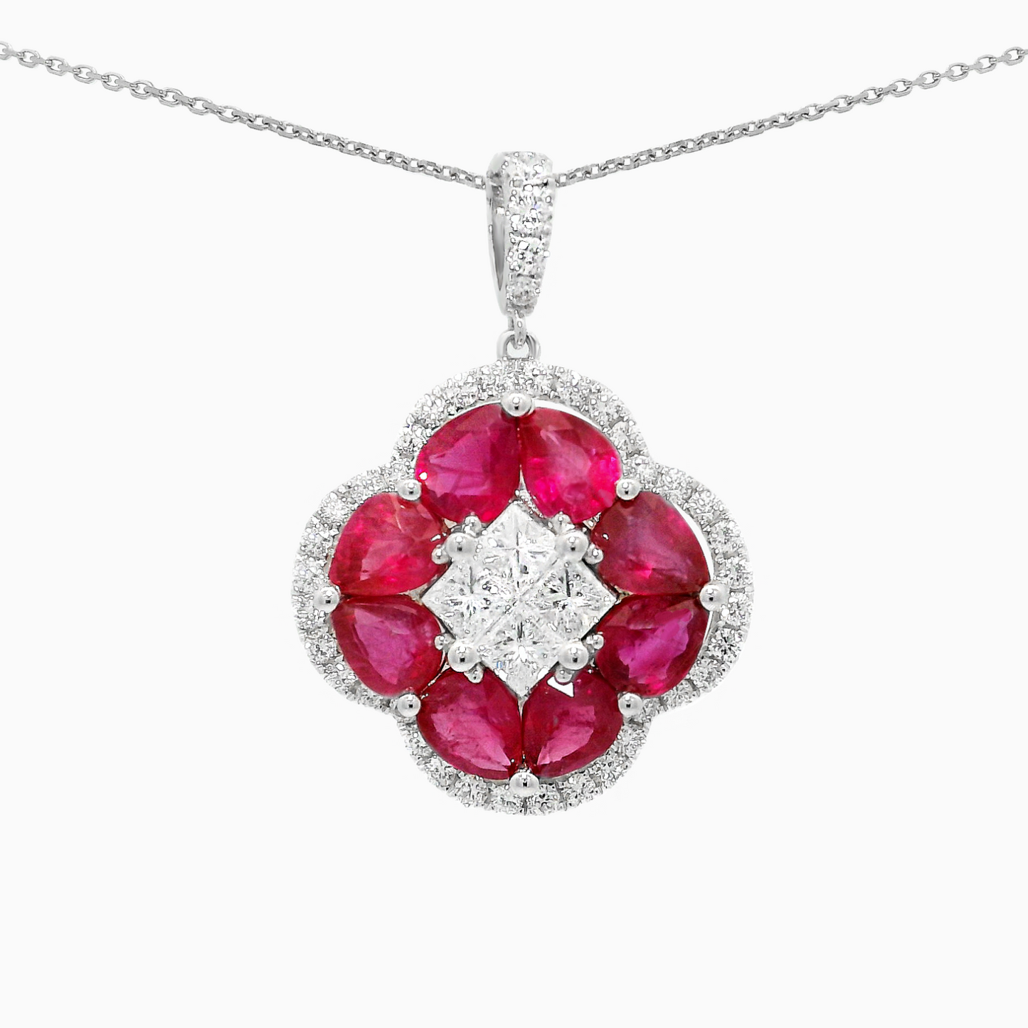 My Red Flower Necklace