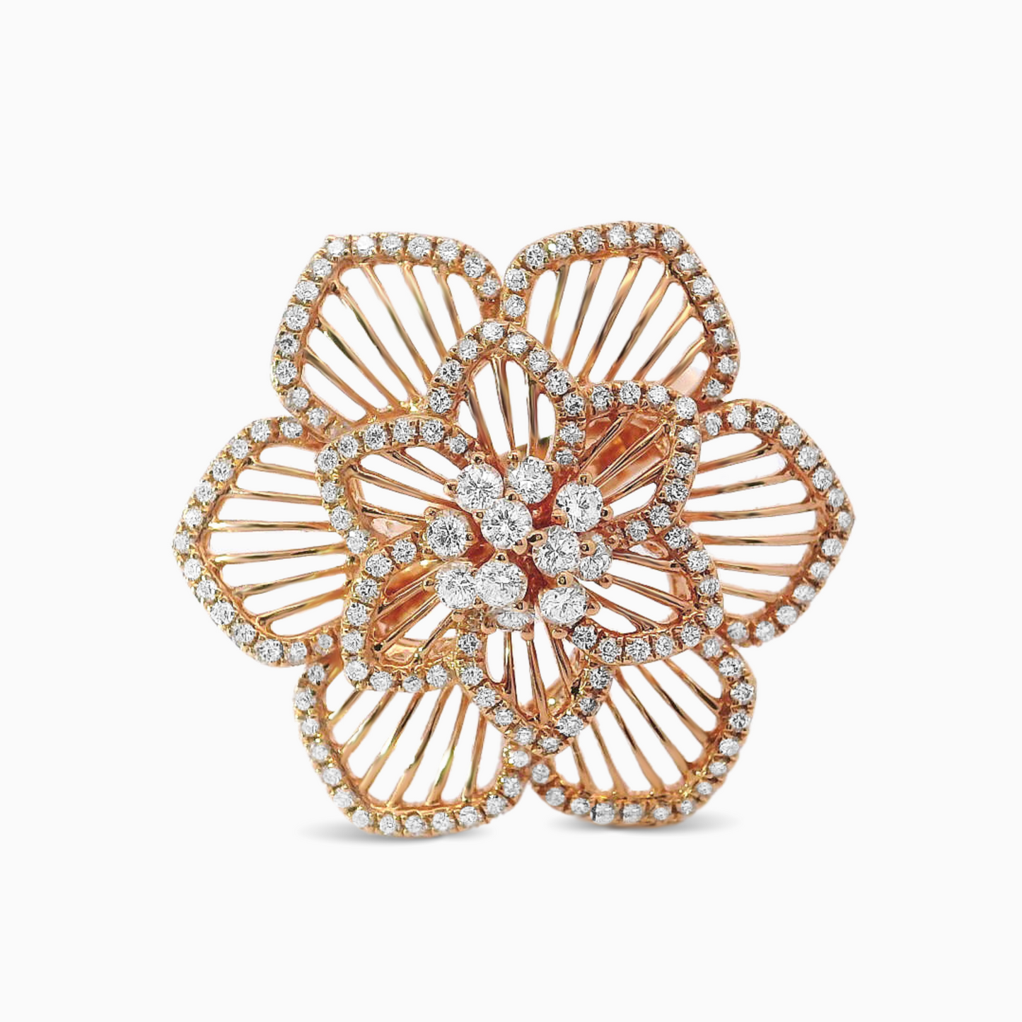 Floral Diamond Ring