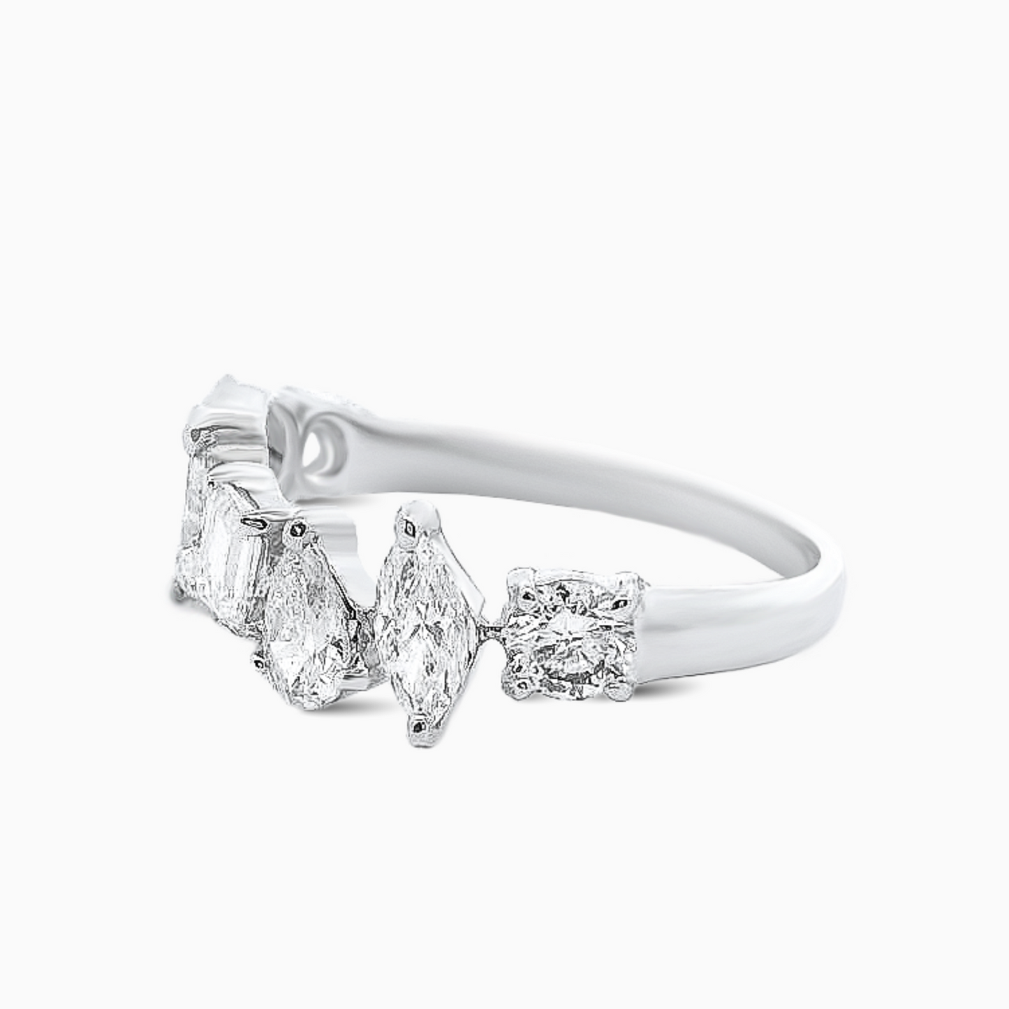 Half Eternity Diamond Ring