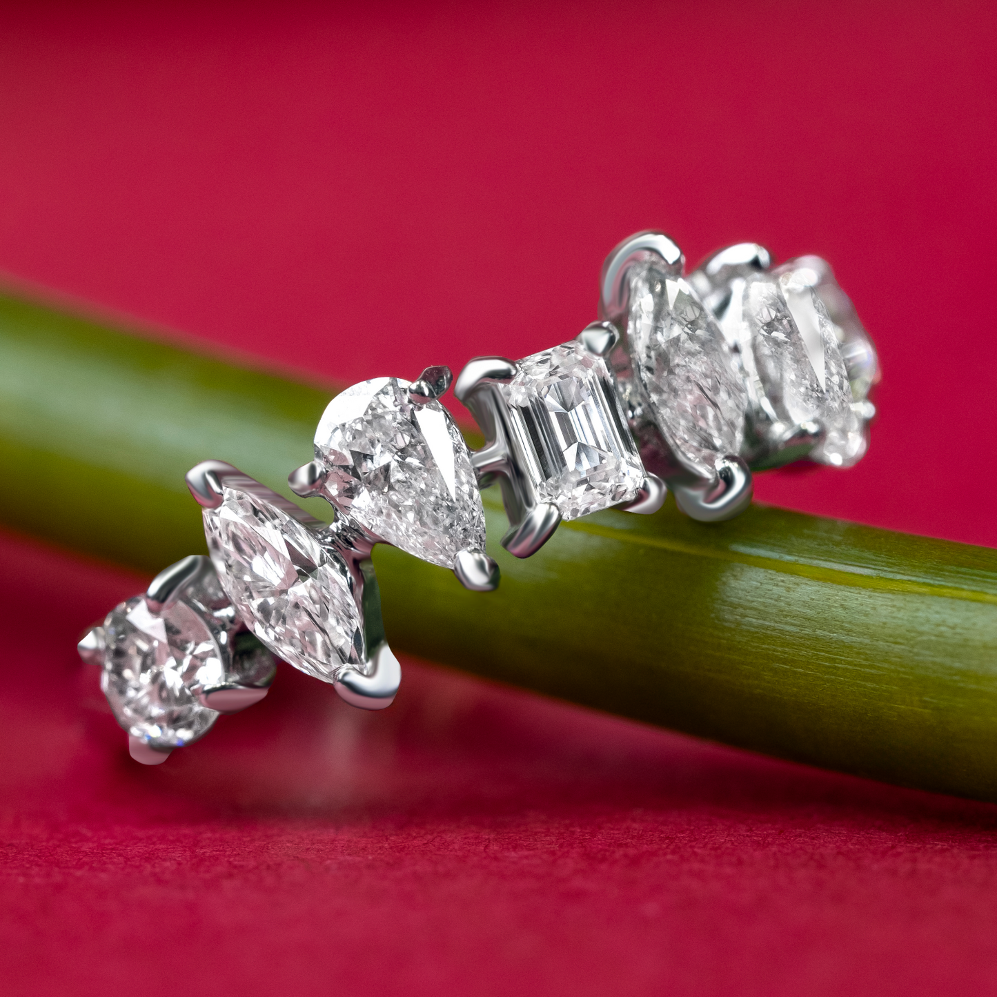 Half Eternity Diamond Ring