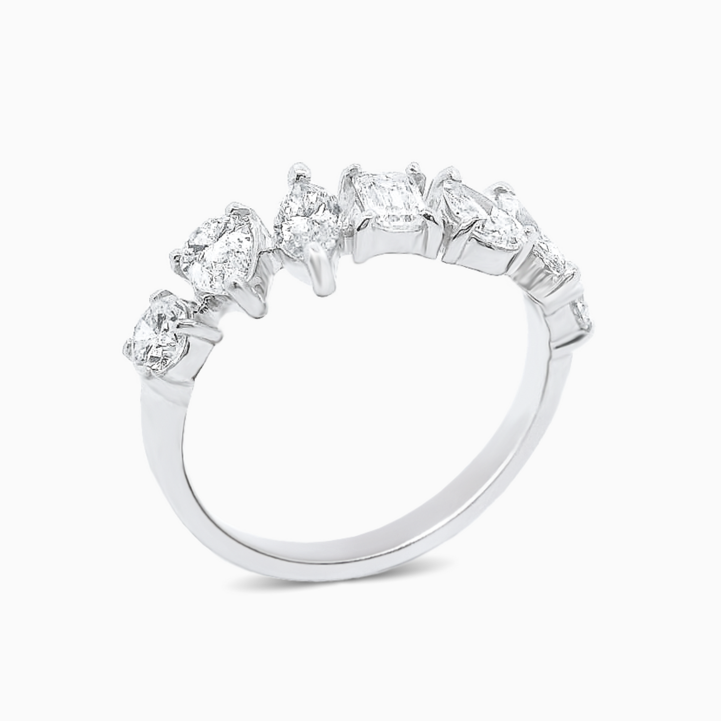 Half Eternity Diamond Ring