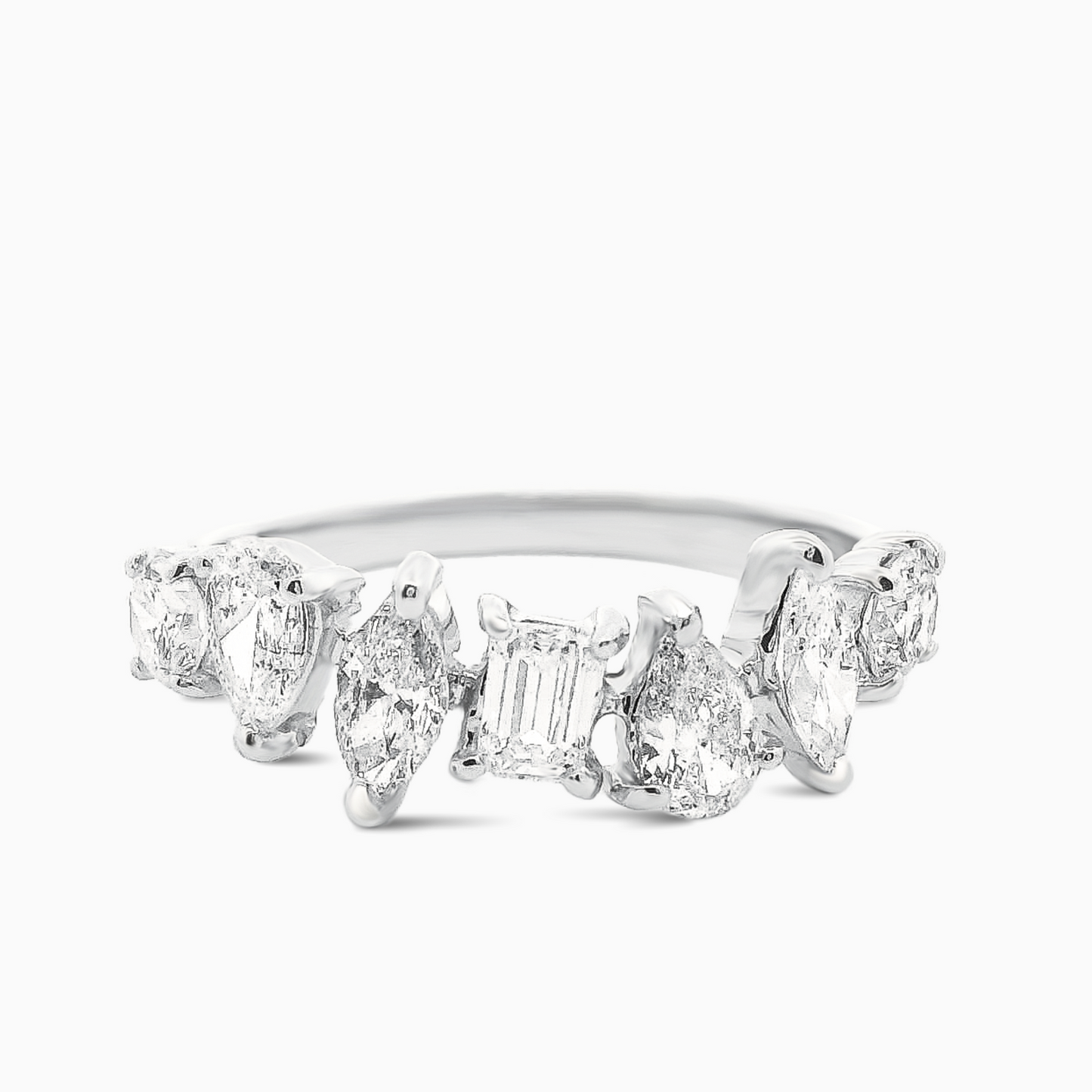Half Eternity Diamond Ring