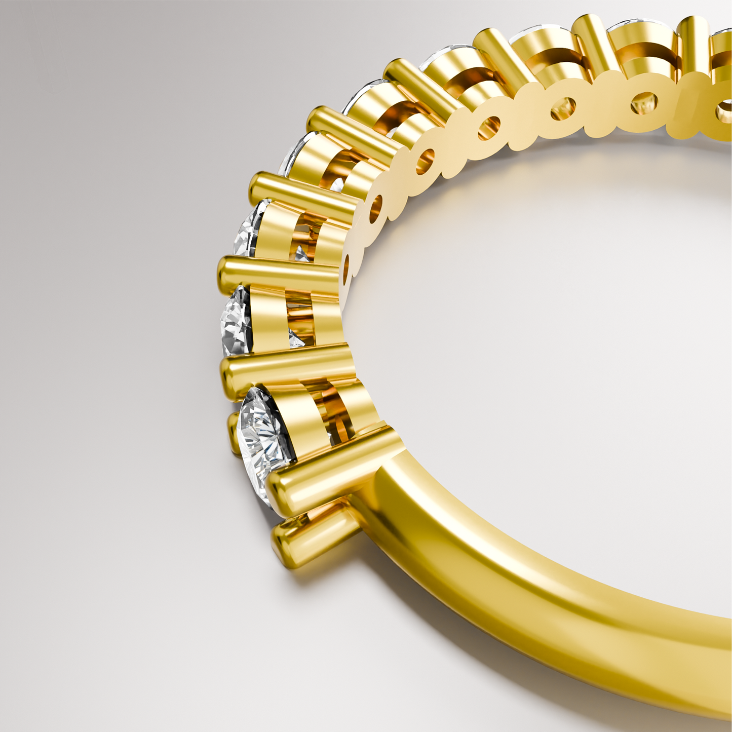 1.26ct Half Eternity Diamond Ring