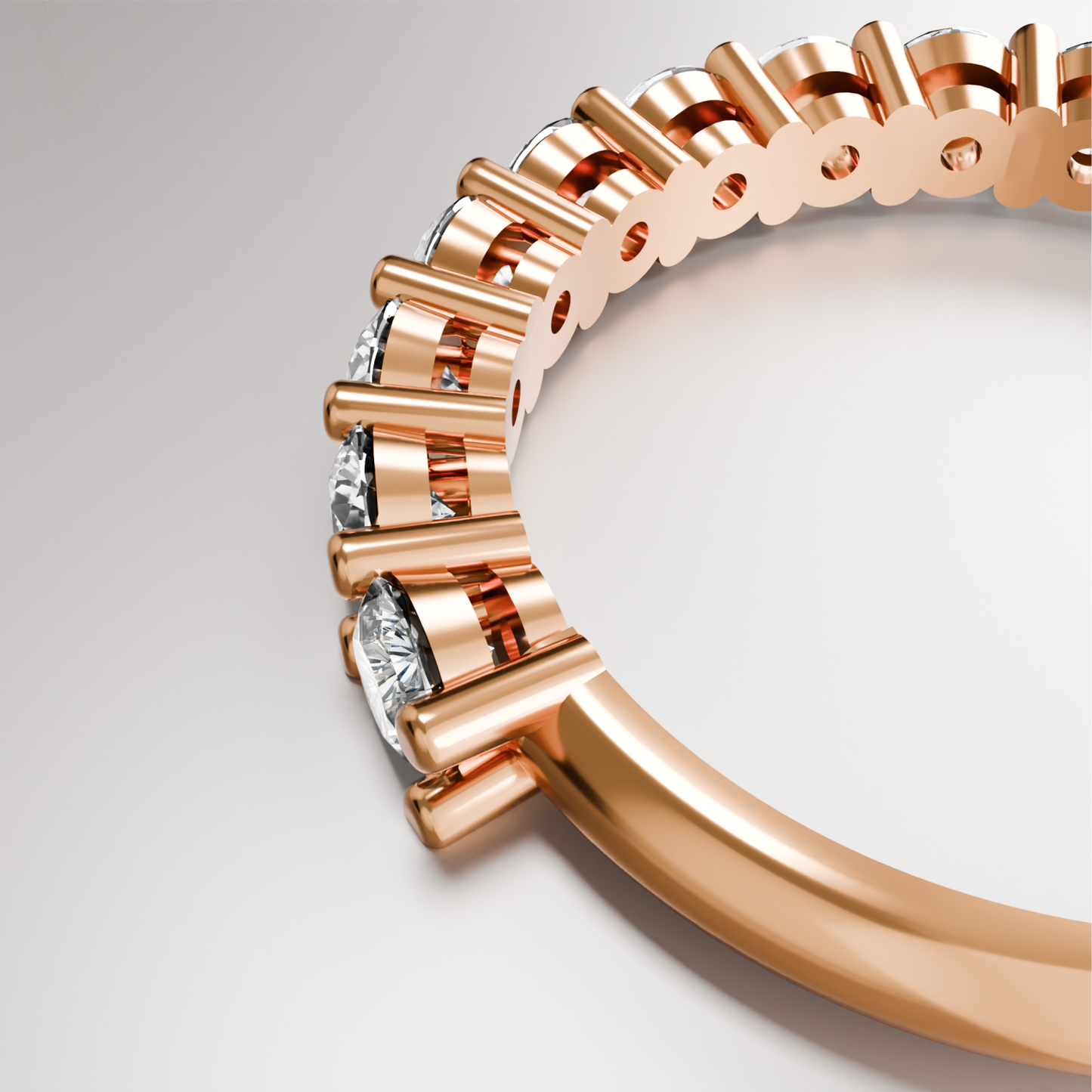 1.26ct Half Eternity Diamond Ring