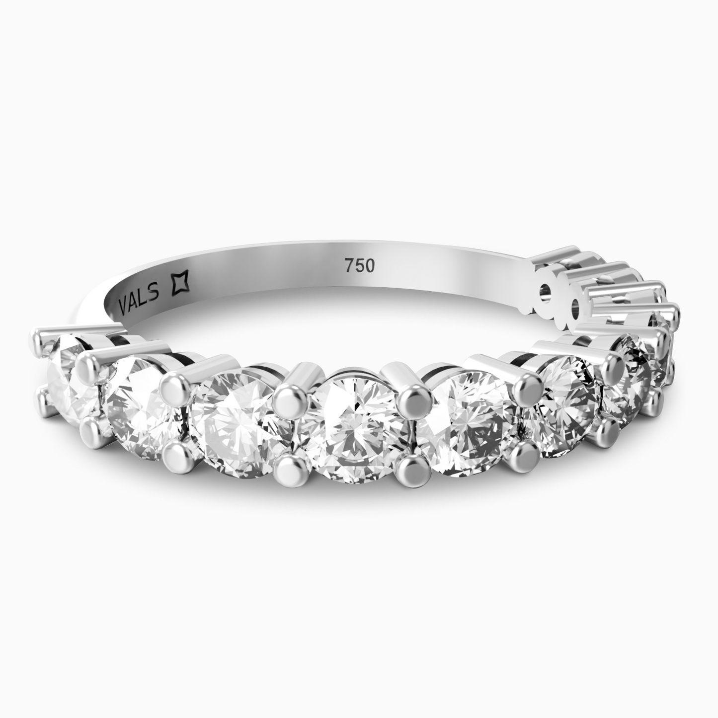 1.26ct Half Eternity Diamond Ring