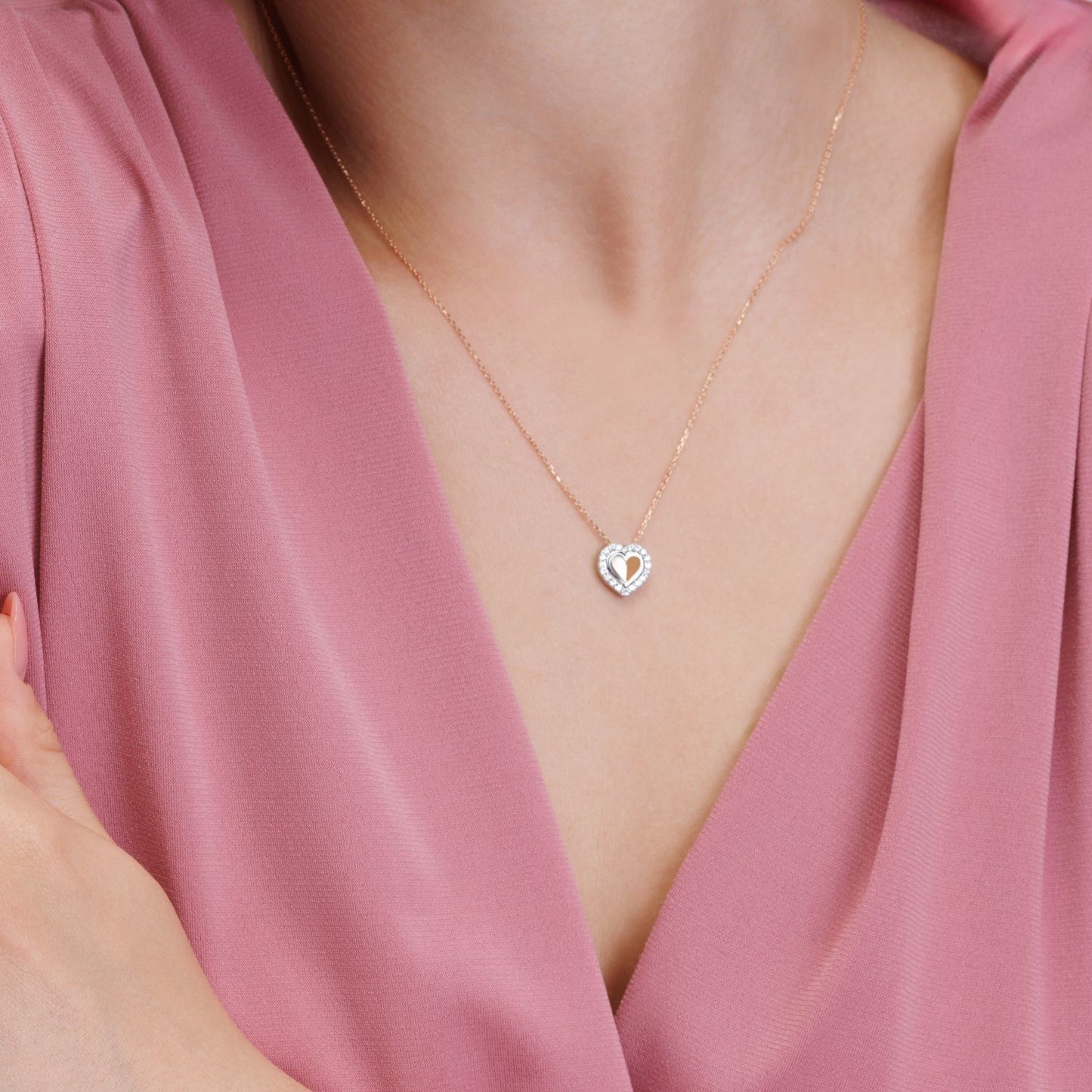 Heart Diamond Necklace