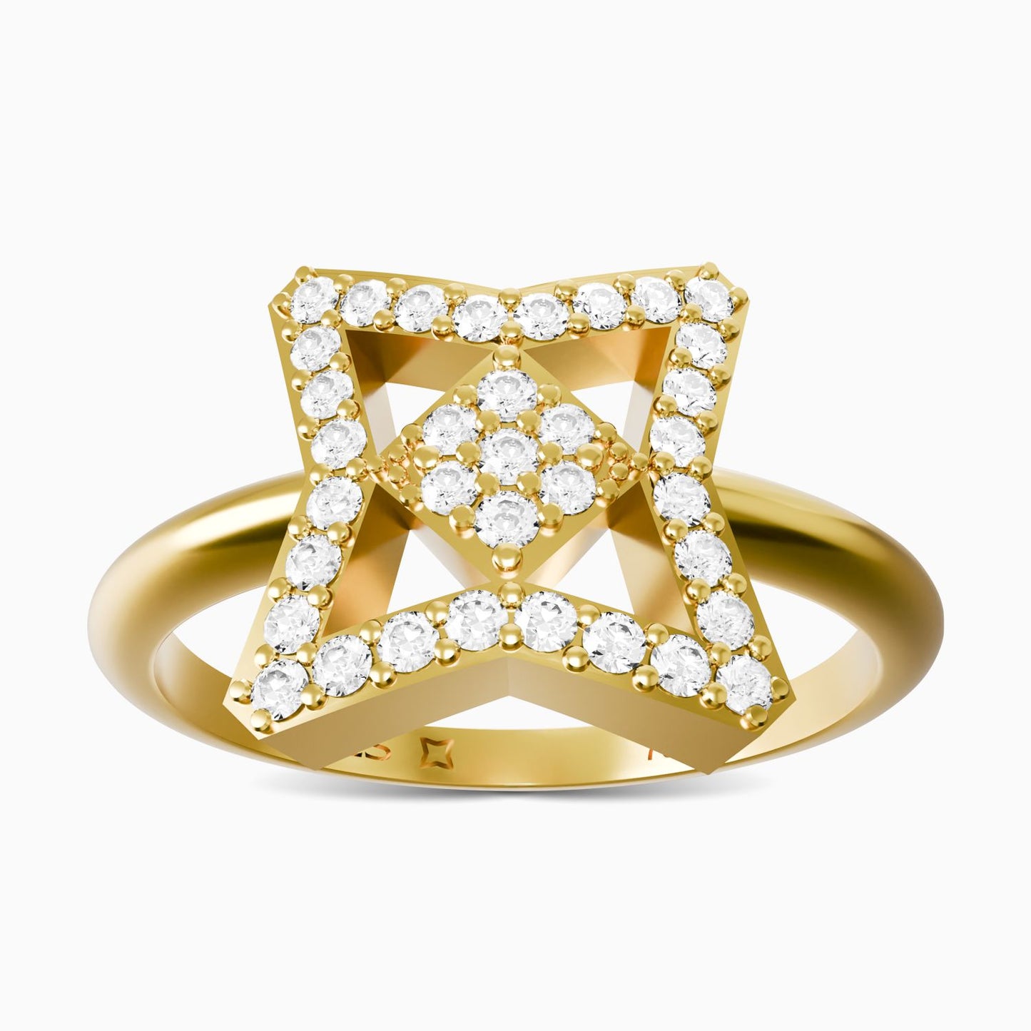Vals Icon Pave Ring