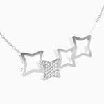 Special Icon Four Pave Necklace