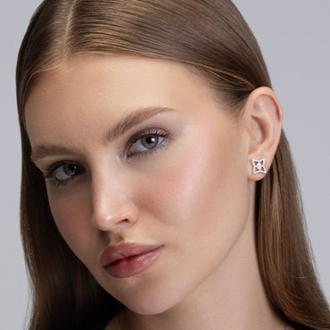 Vals Icon Pave Earrings